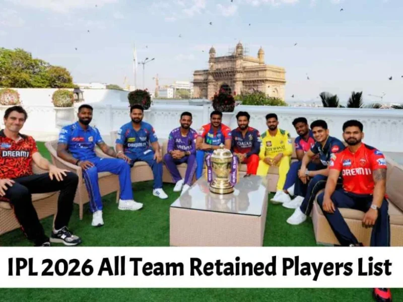 IPL 2026 की रिलीज लिस्ट आने के बाद एक नजर में देखें कौन सी टीम है सबसे मजबूत तो कौन सी टीम दिख रही है कमजोर