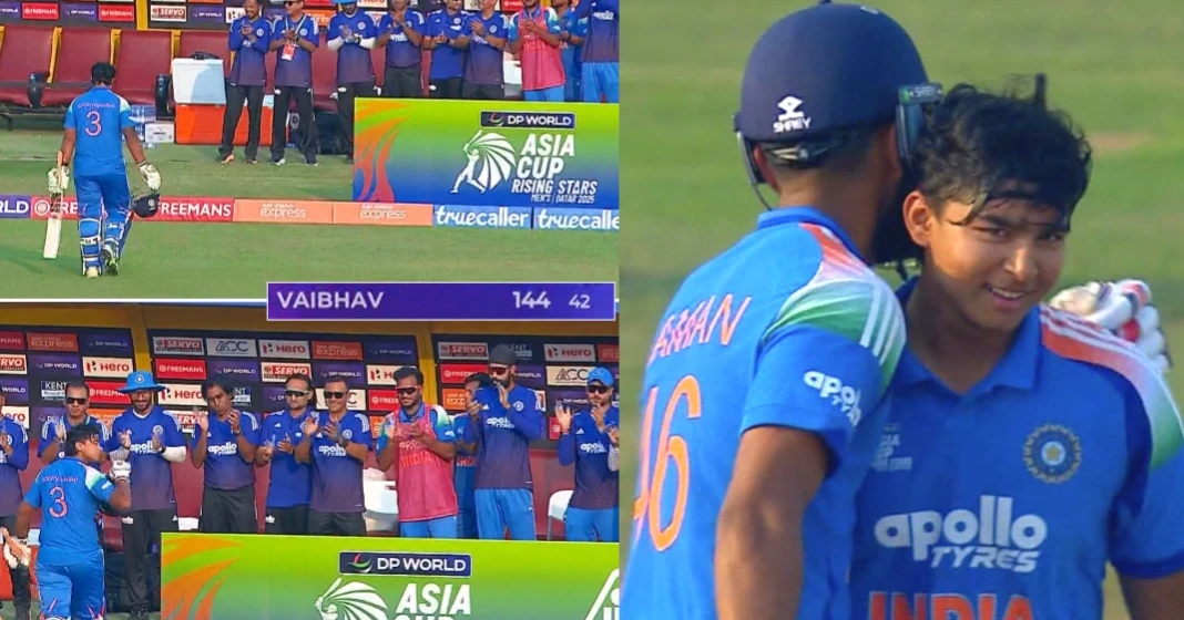 vaibhav suryavanshi 144 runs asia cup