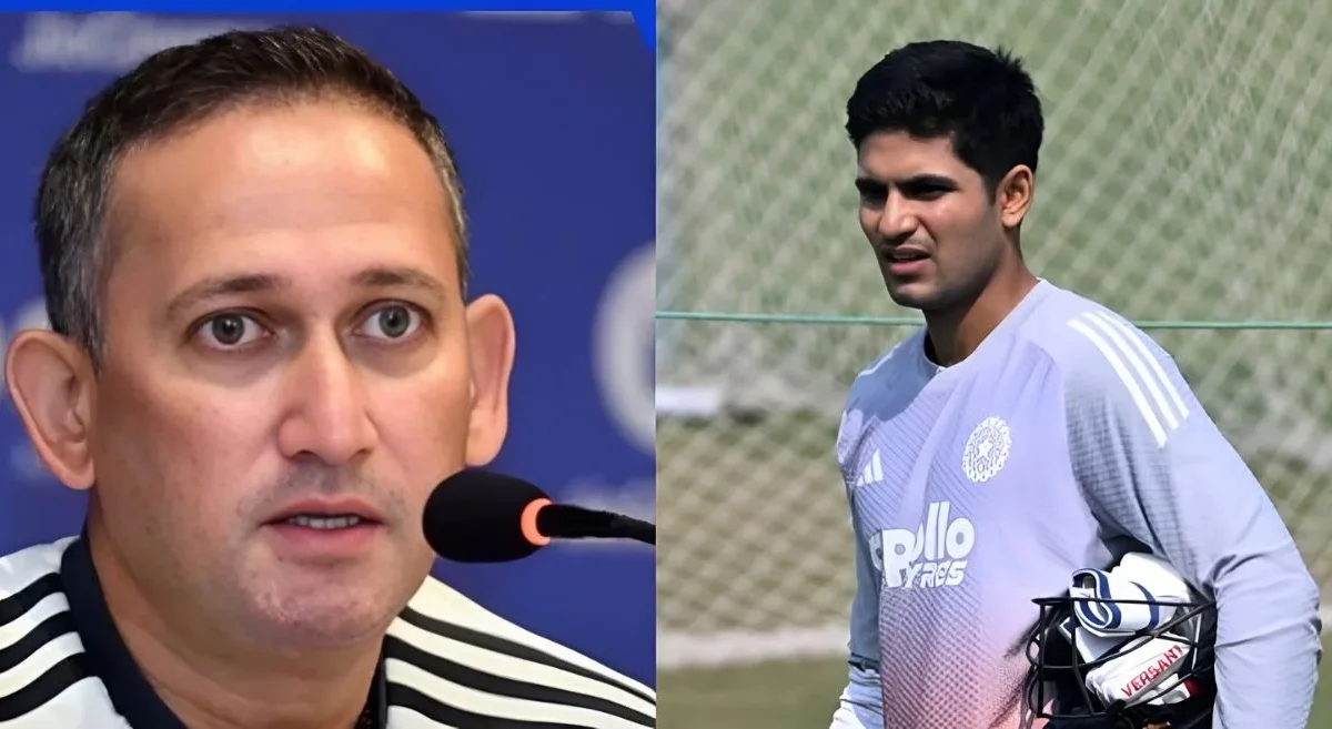 Ajit Agarkar and Shubman Gill