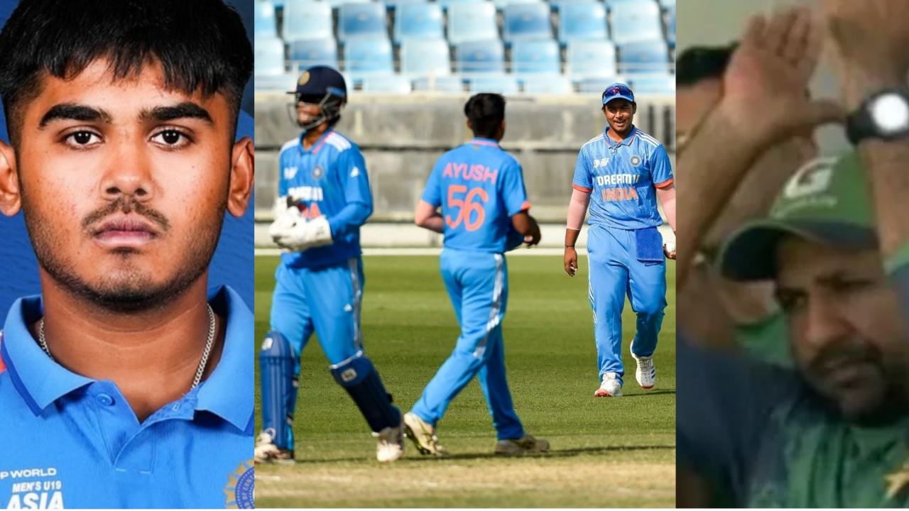सरफराज अहमद की रणनीति पर भारी पड़ी भारत के 18 साल के कप्तान आयुष म्हात्रे की रणनीति, 90 रनों से जीत सेमीफाइनल में इंडिया