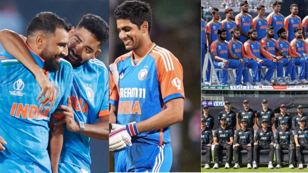 IND vs NZ Team India New Zealand Team