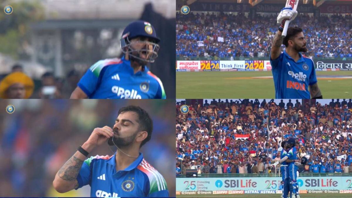 रायपुर में मचा त्राहिमाम, मैदान में आया विराट बवंडर, वनडे में ठोका 53वां शतक, दुनिया के लिए खड़ा किया अटूट रिकॉर्ड