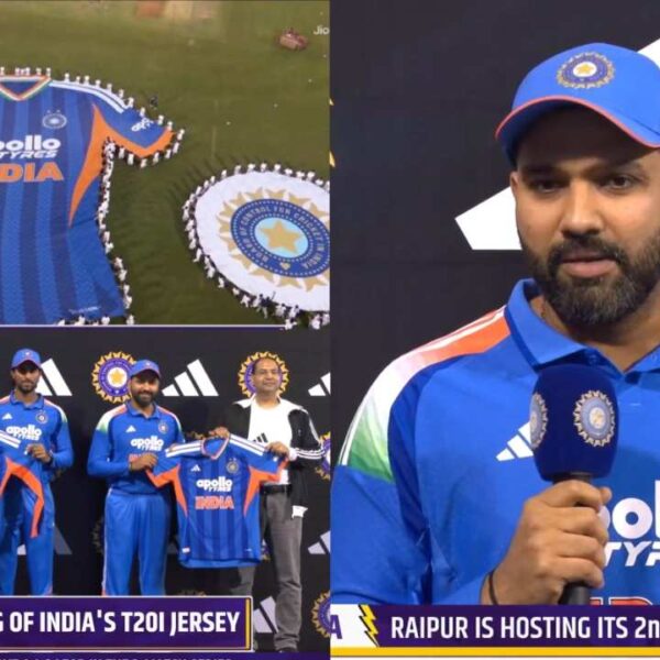 ICC टी20 वर्ल्डकप 2026 के लिए TEAM INDIA की बदल गयी जर्सी,  नई जर्सी हुई लांच, रोहित शर्मा ने कहा- ’15 साल लग गए..”