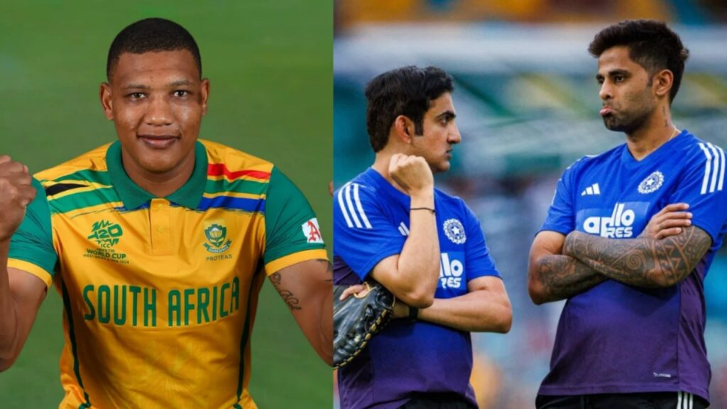 Ottniel Baartman on Gautam Gambhir and Suryakumar Yadav