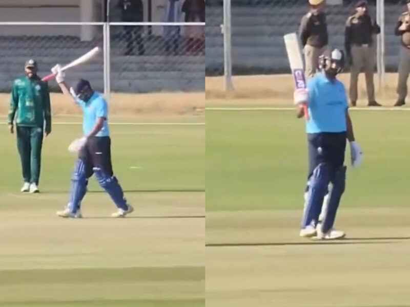 विजय हजारे ट्रॉफी में जमकर गरजा रोहित शर्मा का बल्ला, 155 रनों की पारी खेल मुंबई को दिलाई एकतरफा जीत