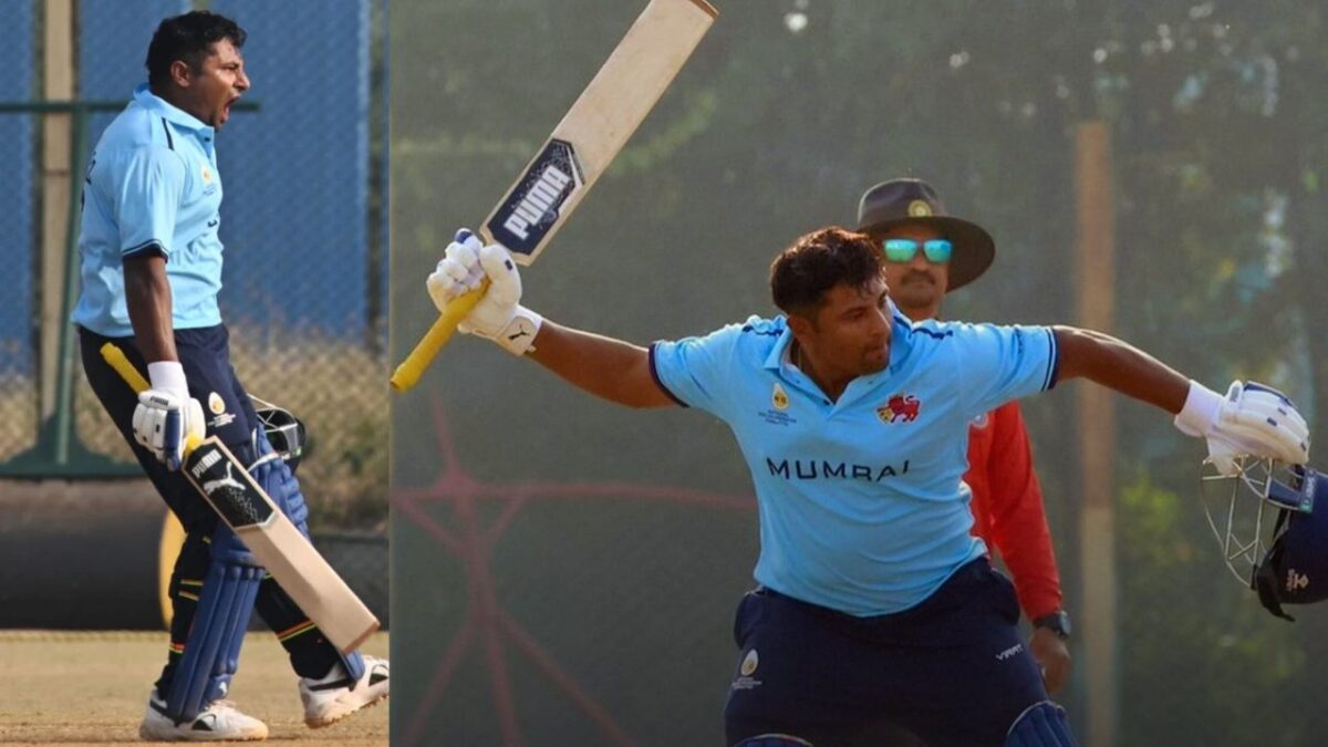 Sarfaraz Khan BCCI Vijay Hazare Trophy 2025