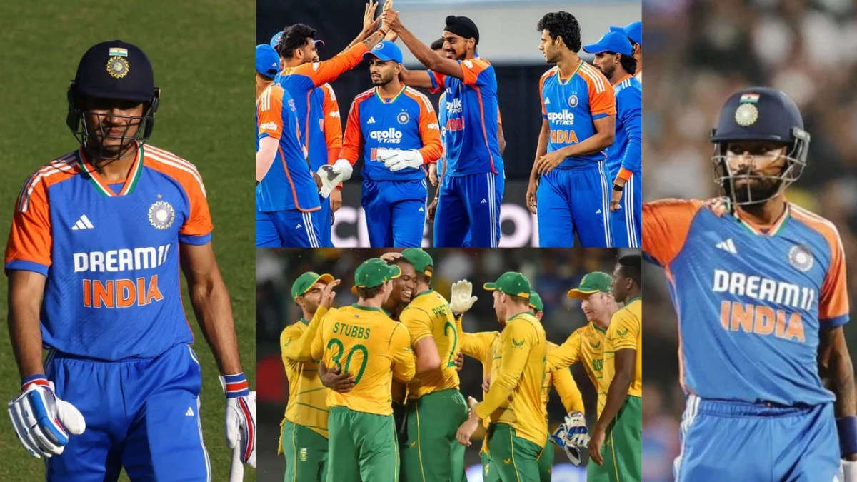 Suryakumar Yadav Shubman Gill and Hardik Pandya IND vs SA