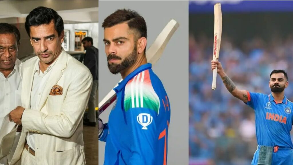 Virat Kohli and Mithun Manhas