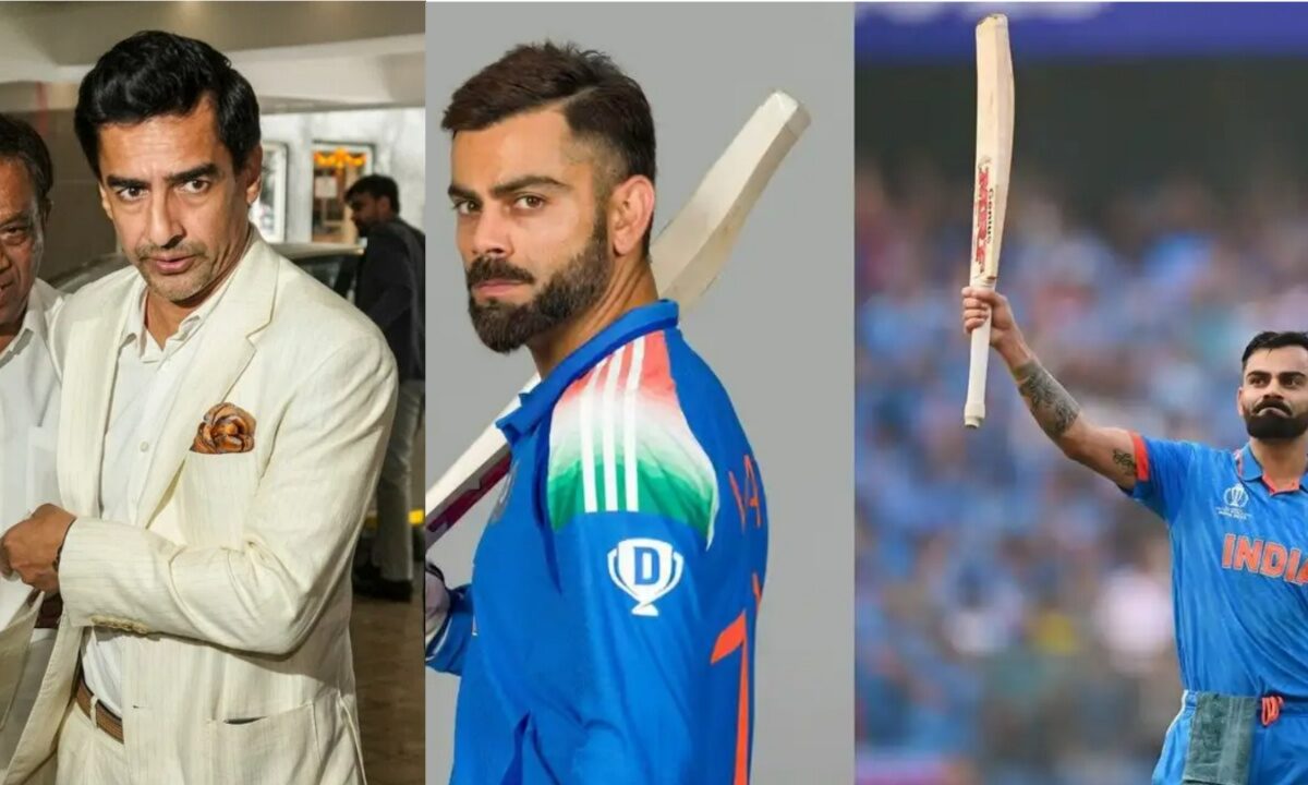 Virat Kohli and Mithun Manhas