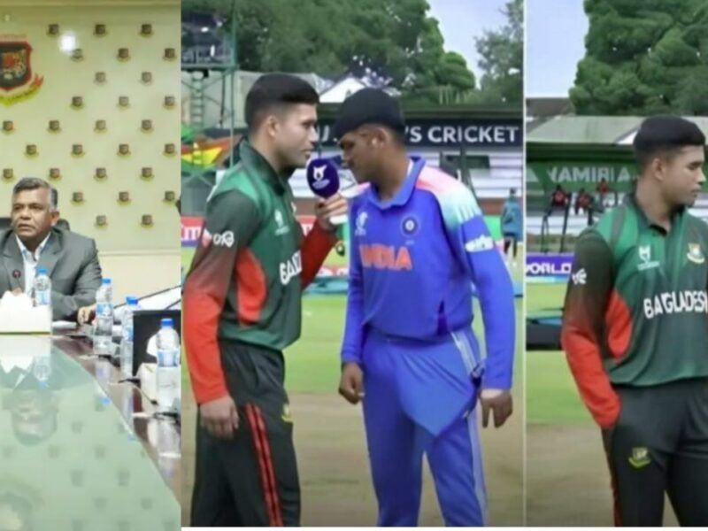 बांग्लादेश क्रिकेट बोर्ड ने बताया क्यों नही मिलाया उनके कप्तान ने आयुष म्हात्रे से हाथ, कहा “भारत और उसके खिलाड़ियों…