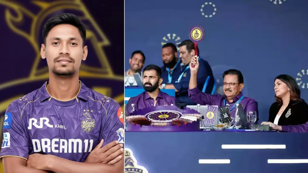 Mustafizur Rahman ON KKR