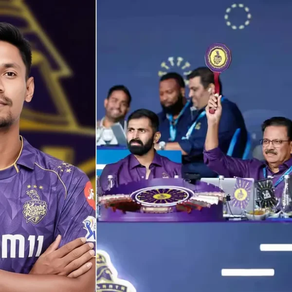 KKR के लिए अपने ही देश के खिलाफ गए मुस्ताफिजुर रहमान, किया ऐसा काम जीत लिया करोड़ो केकेआर फैंस का दिल