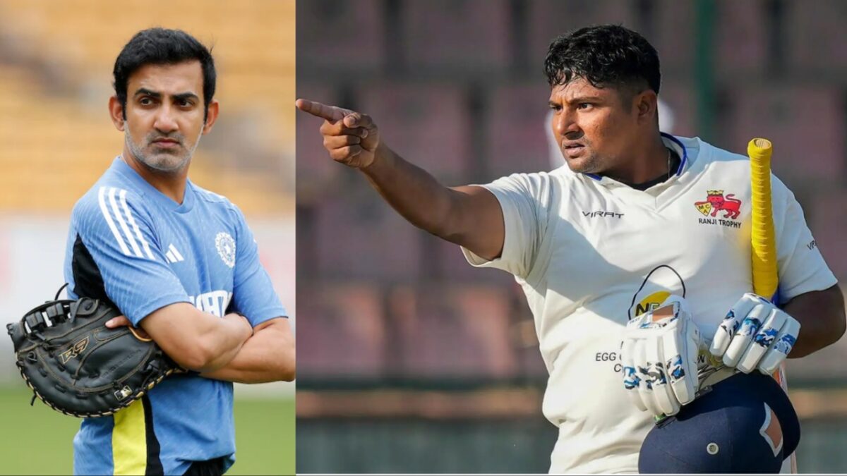 Sarfaraz Khan and Gautam Gambhir Team India BCCI