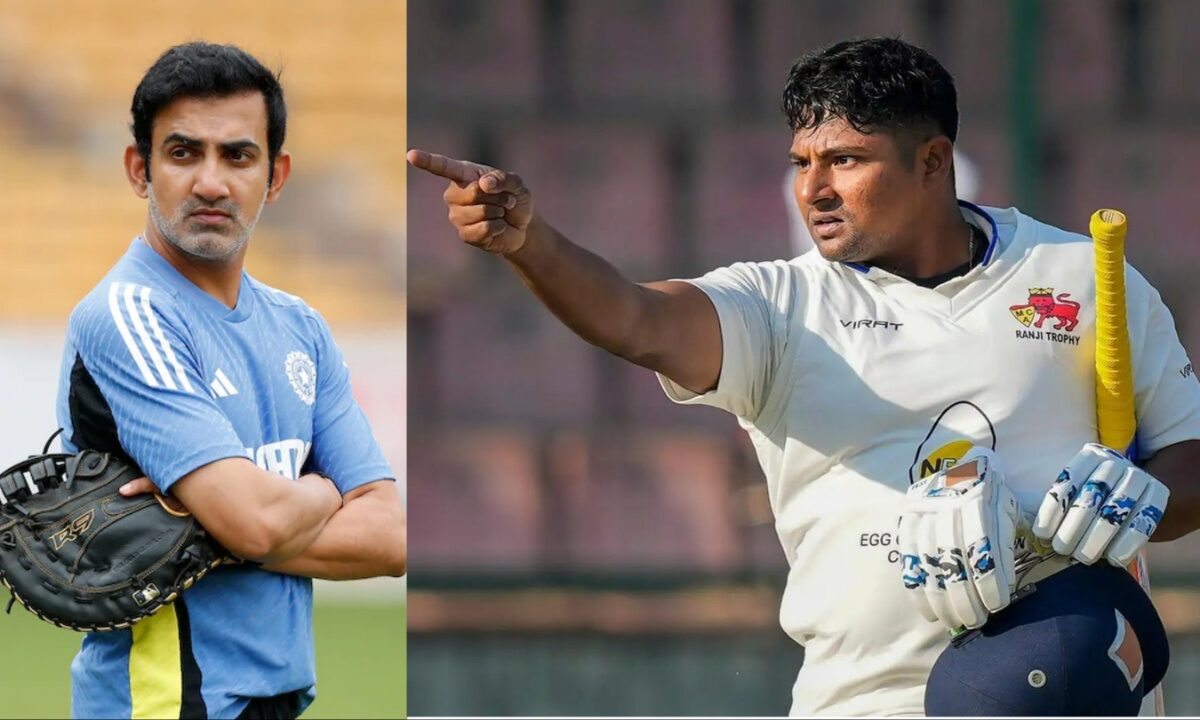 Sarfaraz Khan and Gautam Gambhir Team India BCCI