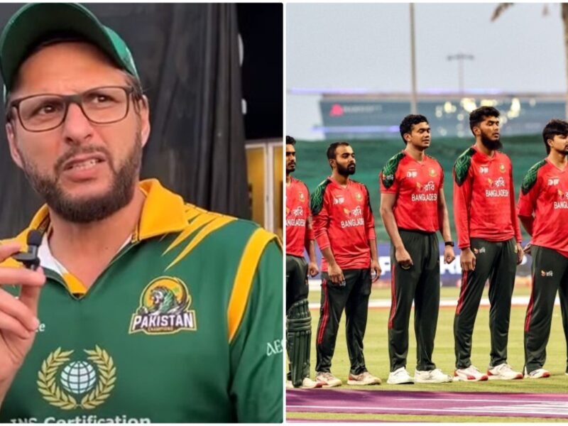 शाहिद अफरीदी ने फिर दिखा दी अपनी औकात, बांग्लादेश के सपोर्ट में फिर दिया भारत के खिलाफ जहरीला बयान