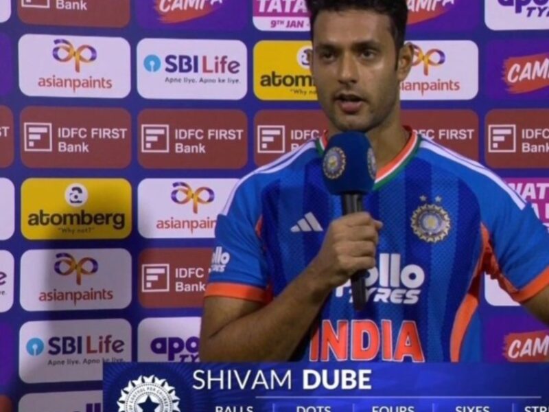 शिवम दुबे का खुलासा 6 रनों पर 2 विकेट गिरने के बाद बना ये प्लान, जिसकी वजह से 7 विकेट से जीती टीम इंडिया