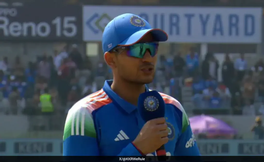 Shubman Gill on Nitish Reddy ODI