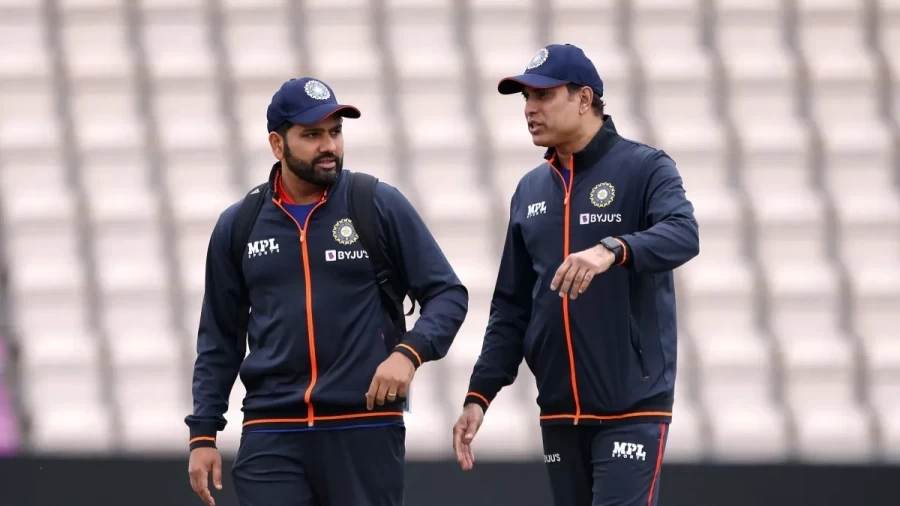 Team India BCCI Rohit Sharma and VVS Laxman