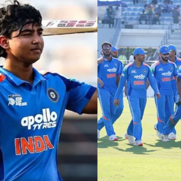 6 6 6 6…वैभव सूर्यवंशी ने आज फिर मचाई बल्ले से तबाही, मात्र इतने गेंदों में ठोक दिया तूफानी अर्द्धशतक