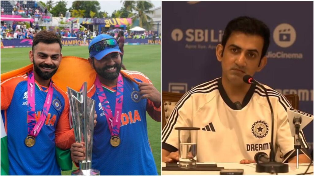 Virat Kohli and Rohit Shara Gautam Gambhir