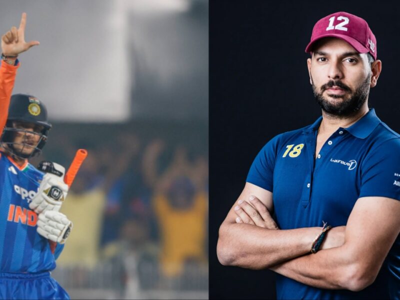 अभिषेक शर्मा की 14 गेंदों में 50 रनों की पारी से खुश नही हैं गुरु युवराज सिंह, कहा “अभी भी तुम….