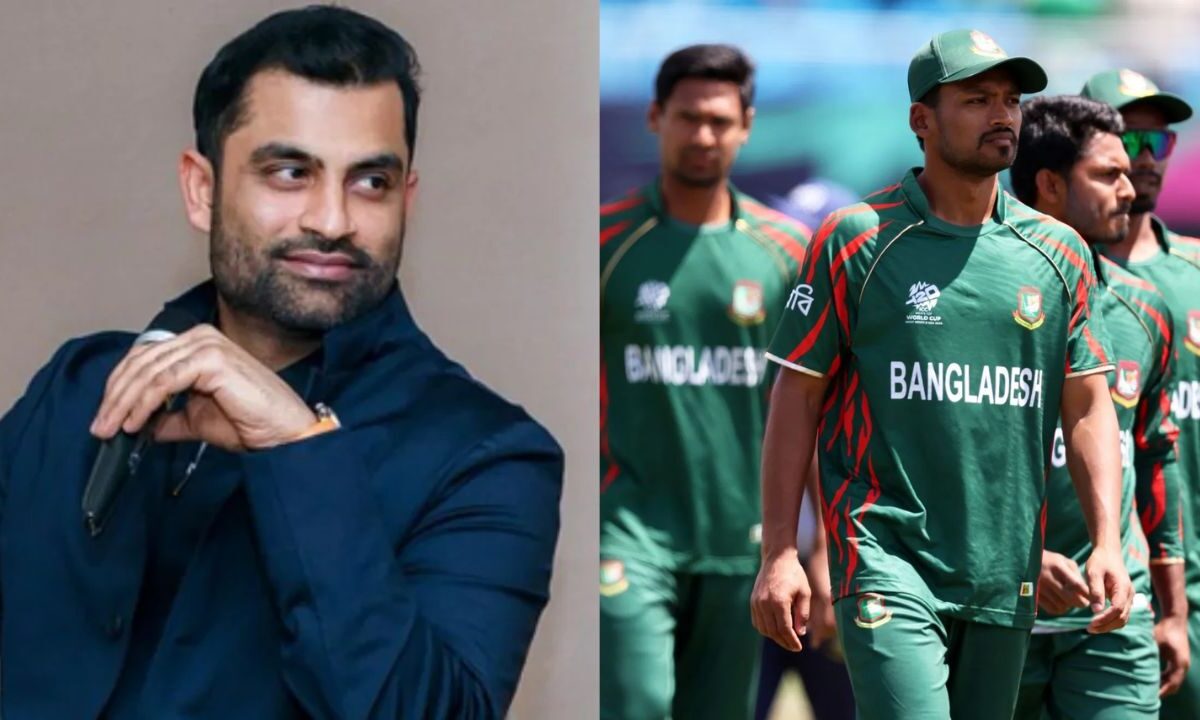 najmul hossain shanto on Tamim Iqbal