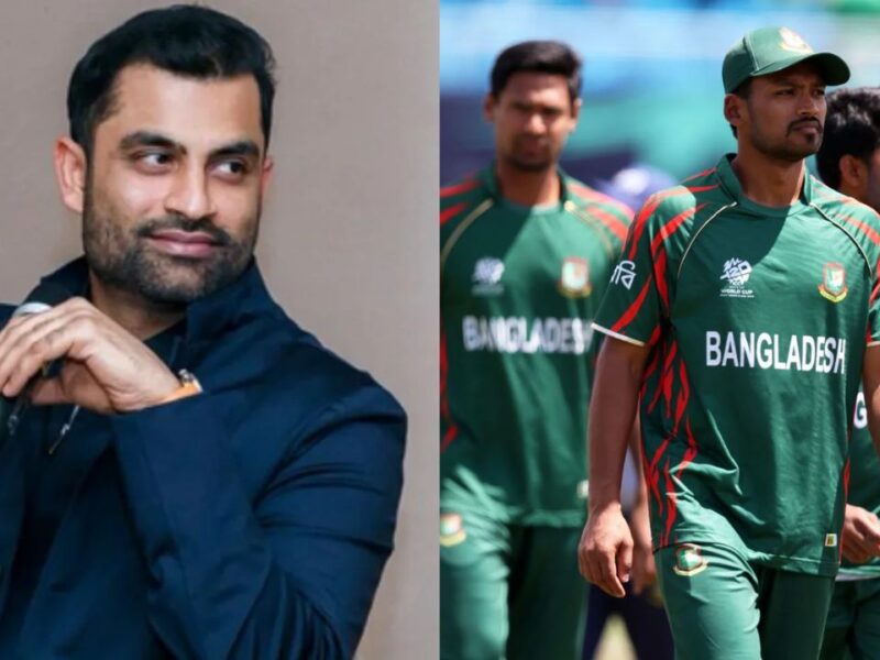 najmul hossain shanto on Tamim Iqbal