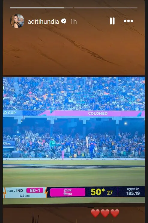 Aditi Hundia on Ishan Kishan