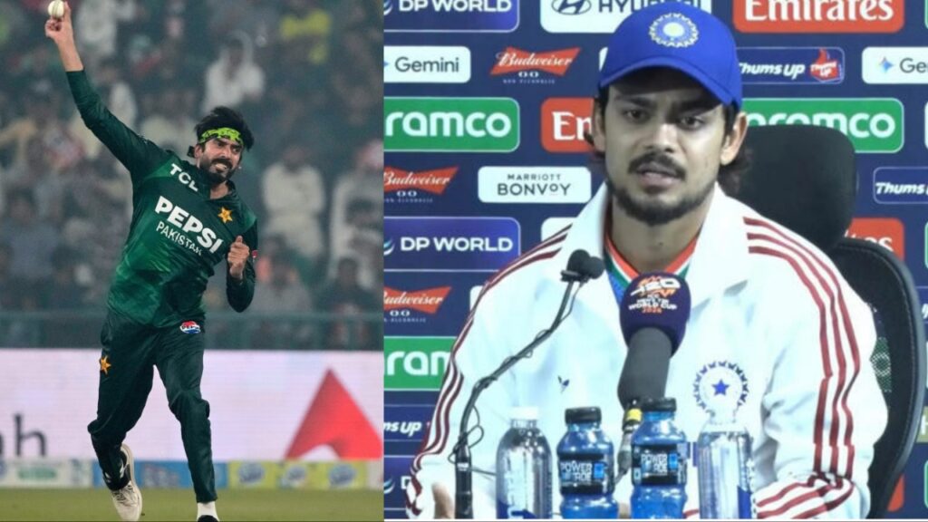 Ishan Kishan on Usman Tariq