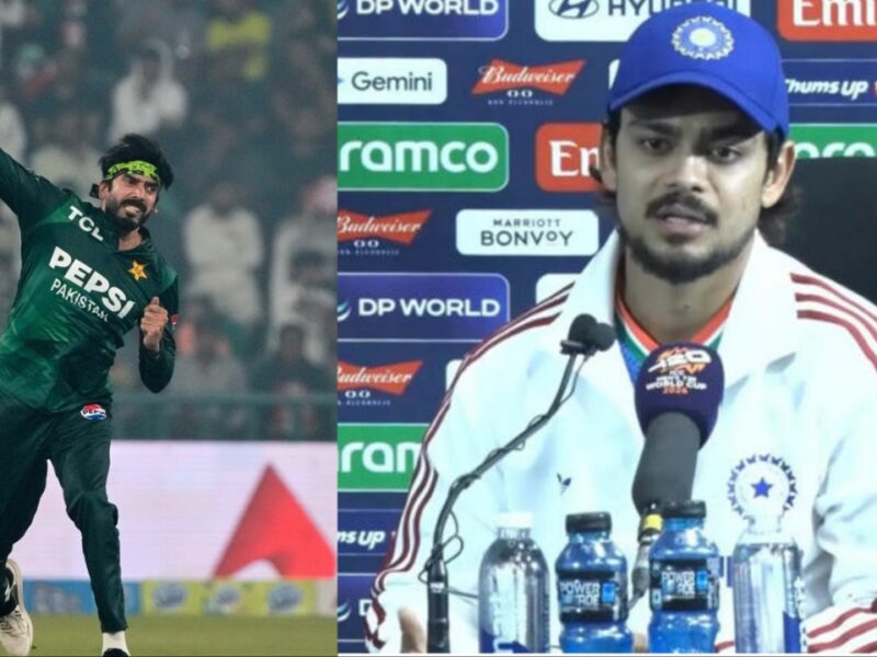 Ishan Kishan on Usman Tariq