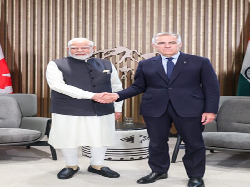 Mark Carney and PM Narendra Modi