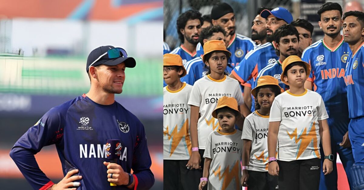 Namibia Captain Gerhard Erasmus on India