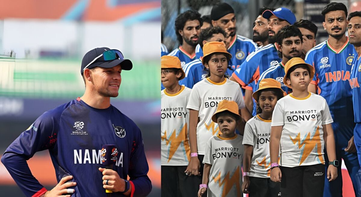 Namibia Captain Gerhard Erasmus on India