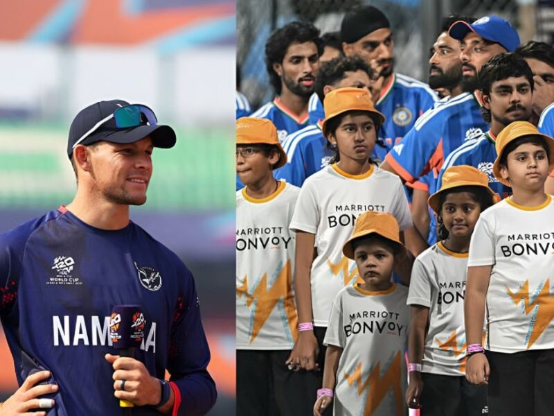 Namibia Captain Gerhard Erasmus on India