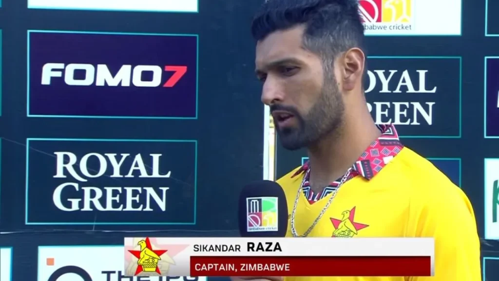Sikandar Raza post Match