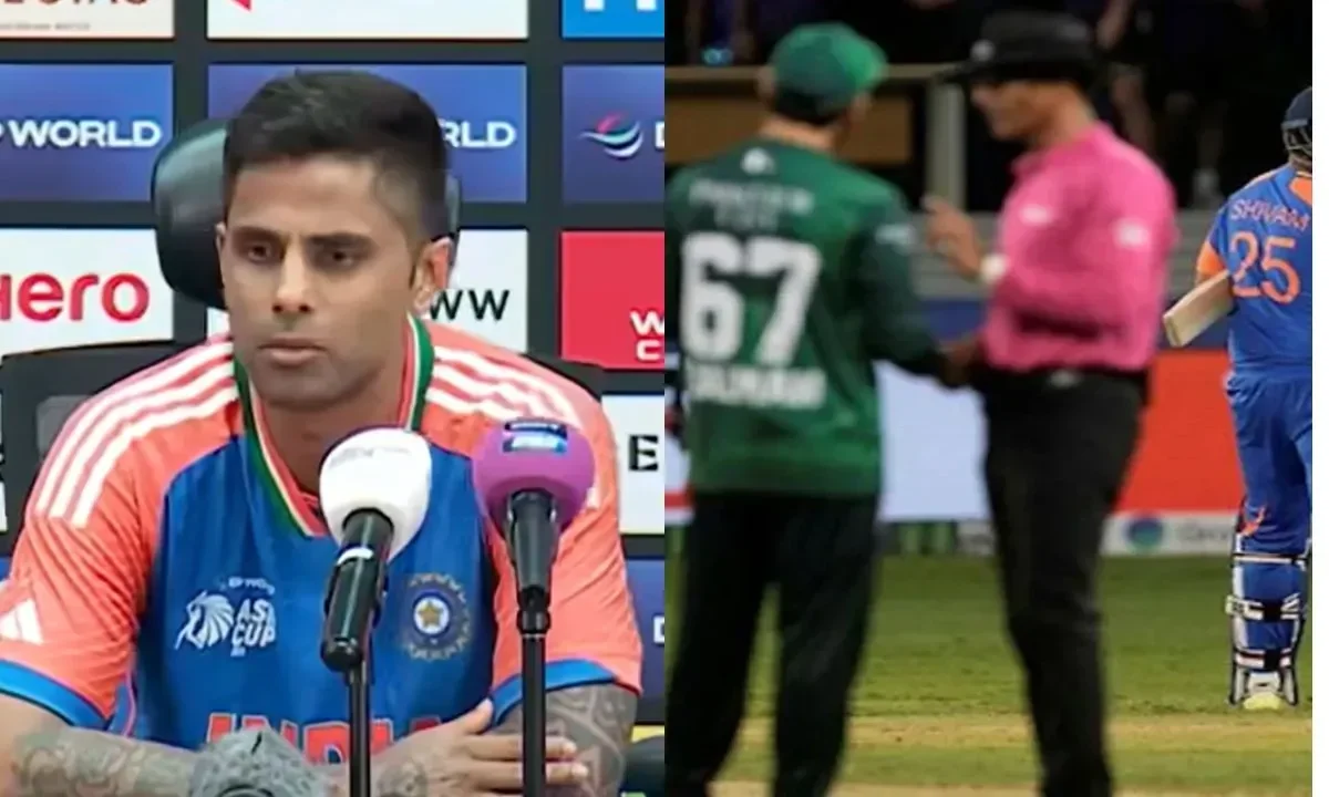 Suryakumar Yadav on Handshake with Pakistan