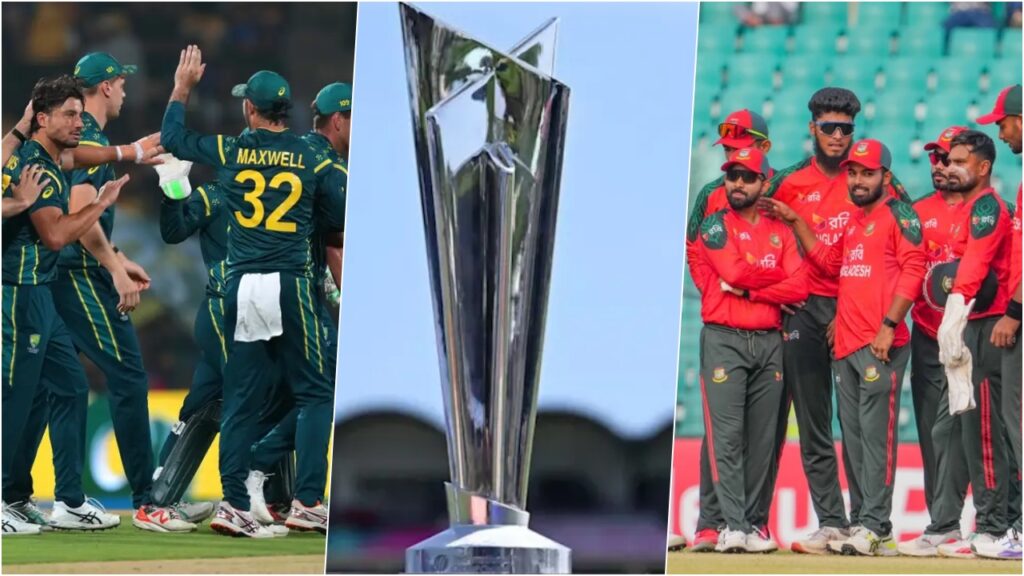 टी20 विश्व कप में बांग्लादेश की हुई वापसी, सुपर 8 से बाहर होने के बावजूद बची ऑस्ट्रेलिया की टीम, इन 12 टीमों का नाम पक्का टी20 विश्व कप में बांग्लादेश की हुई वापसी, सुपर 8 से बाहर होने के बावजूद बची ऑस्ट्रेलिया की टीम, इन 12 टीमों का नाम पक्का
