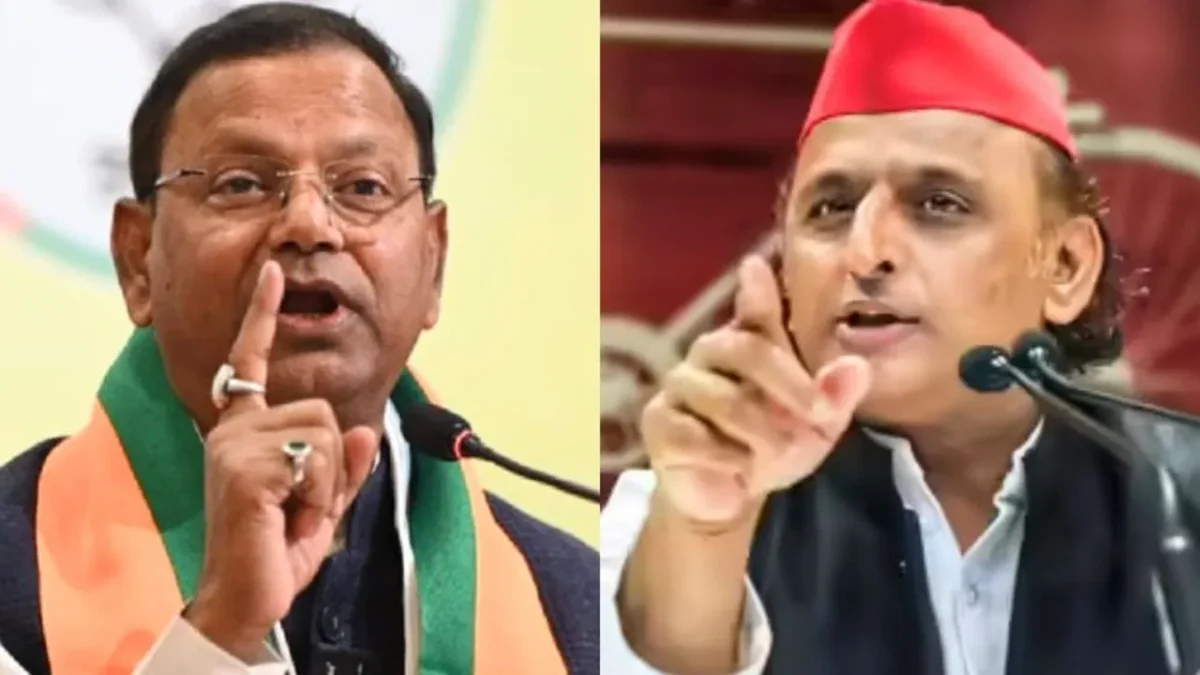 Akhilesh Yadav and Pankaj Chaudhary