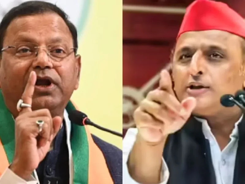 Akhilesh Yadav and Pankaj Chaudhary