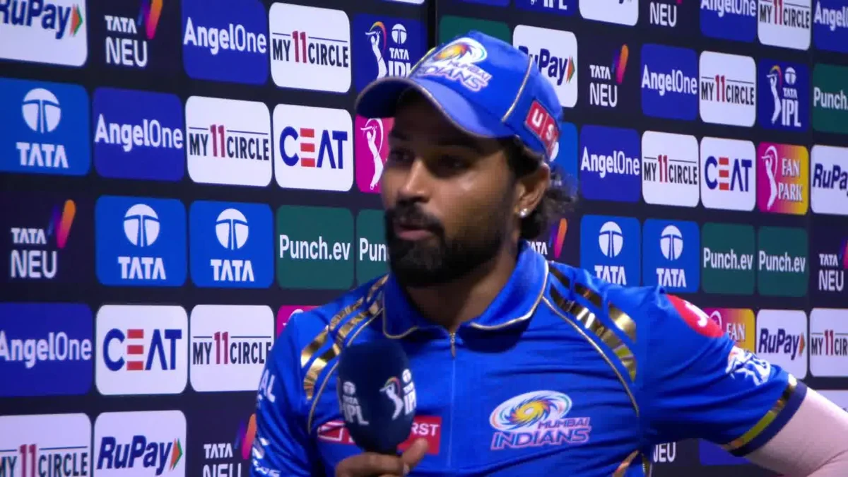 Hardik Pandya post match