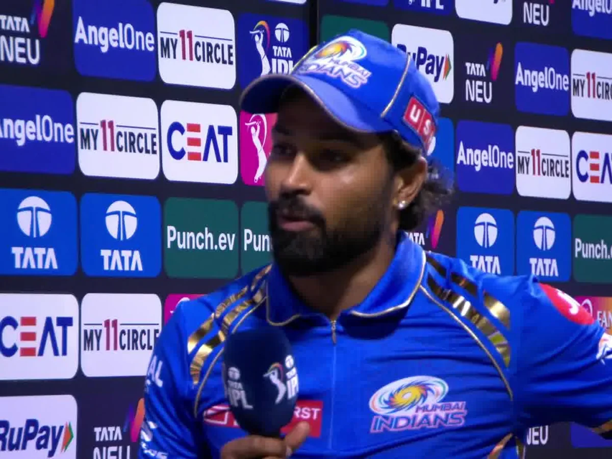 Hardik Pandya post match