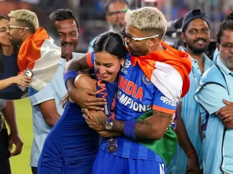 Hardik Pandya with GF