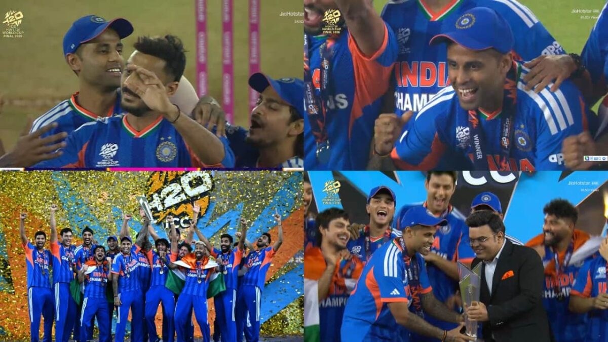 IND vs NZ Team India win ICC T20 World Cup 2026 Final