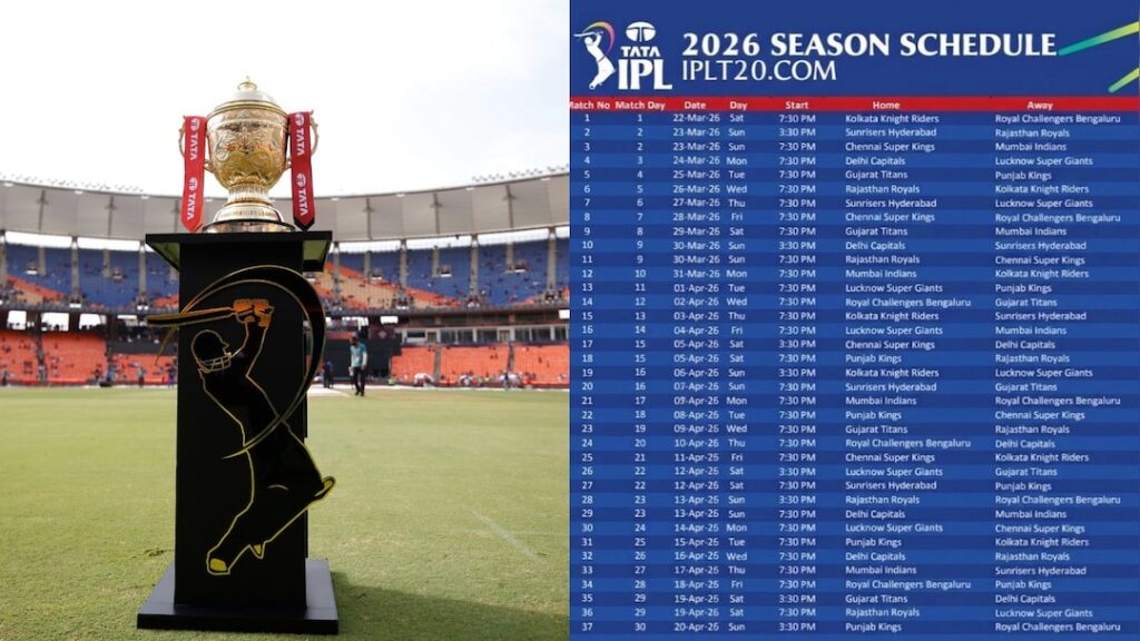 IPL 2026 Schedule