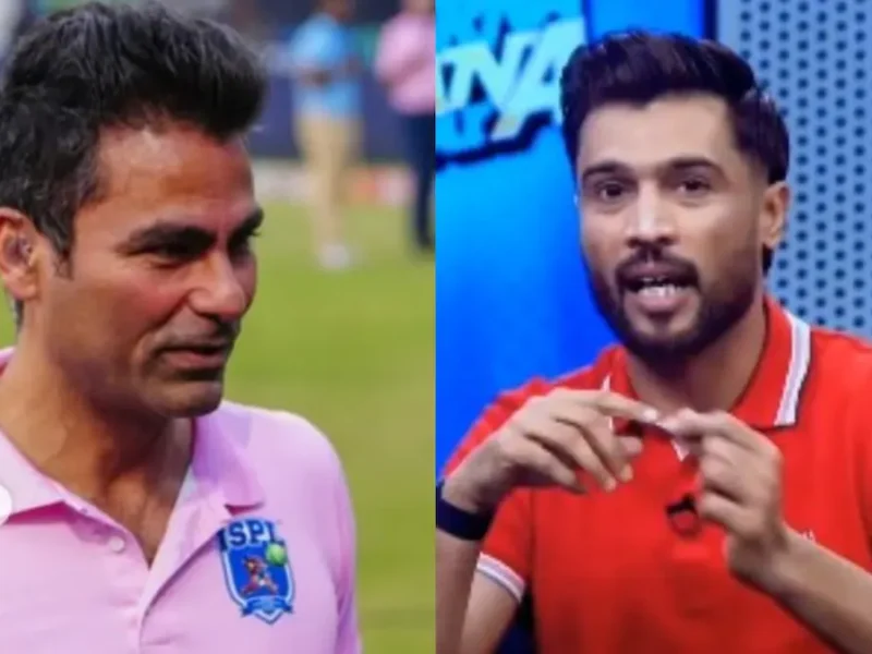Mohammad Kaif and Mohammad Amir fight