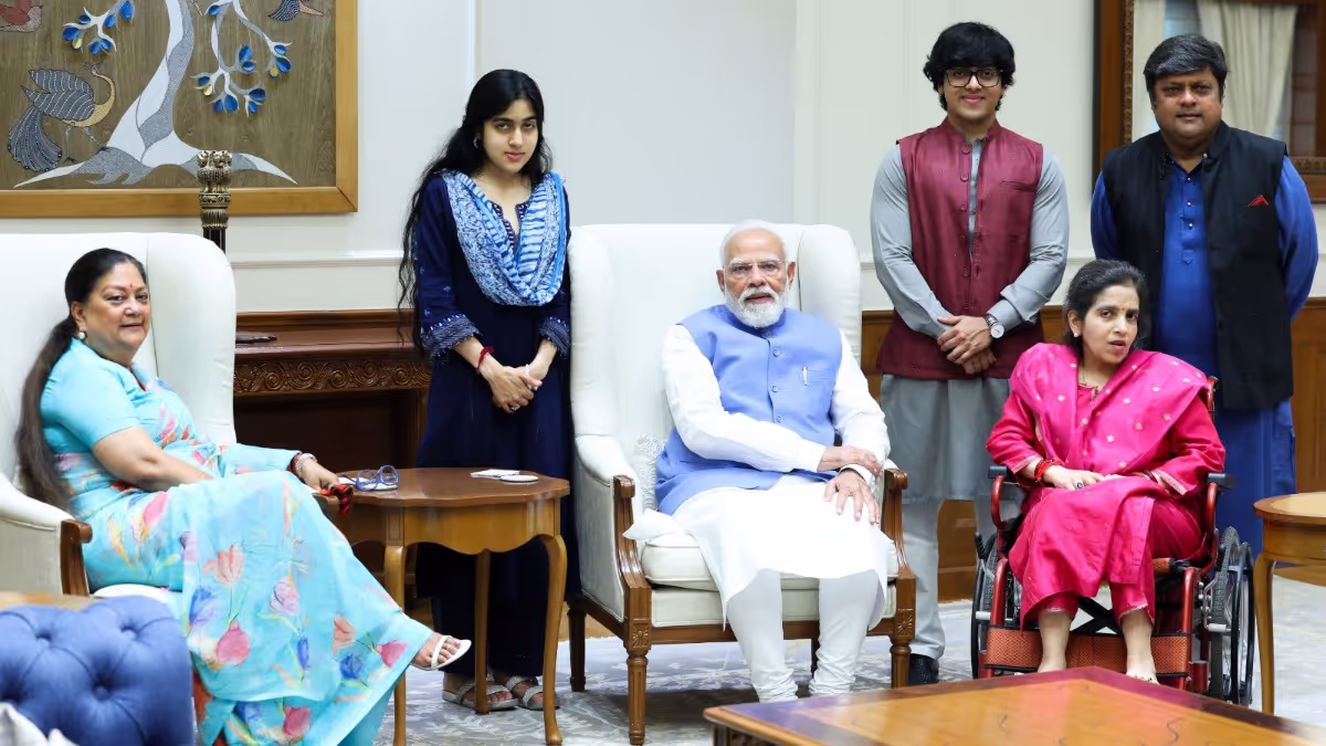 PM Modi and Vasundhra Raje