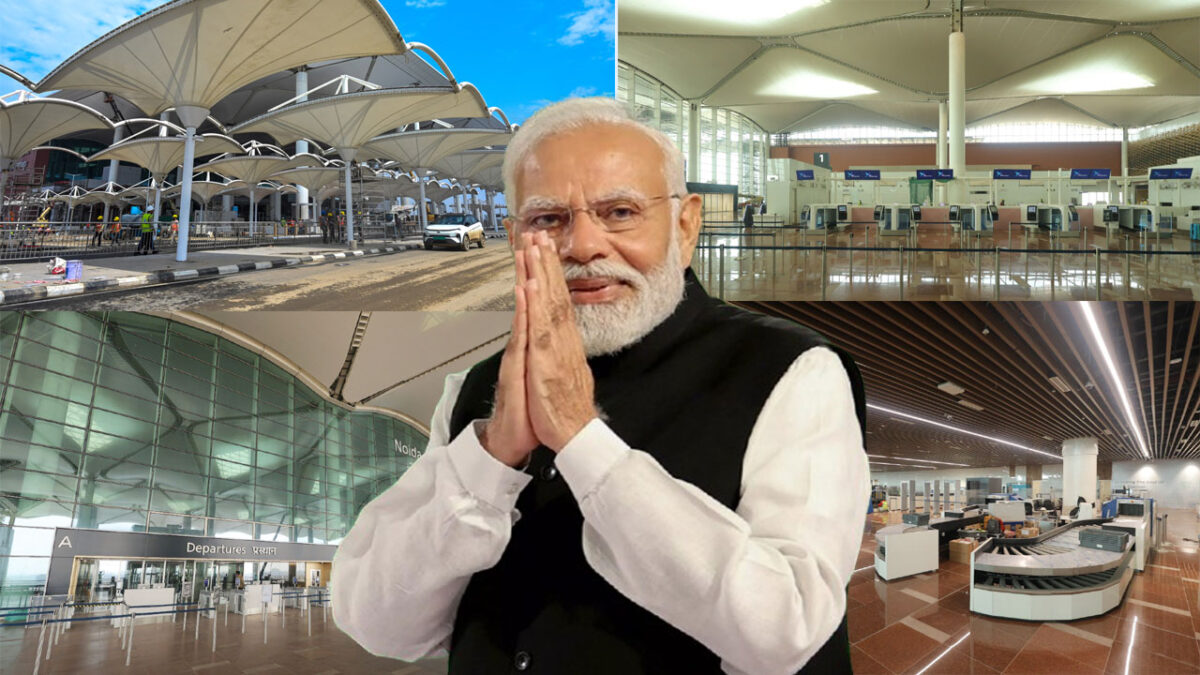 jewar airport inauguration pm narendra modi