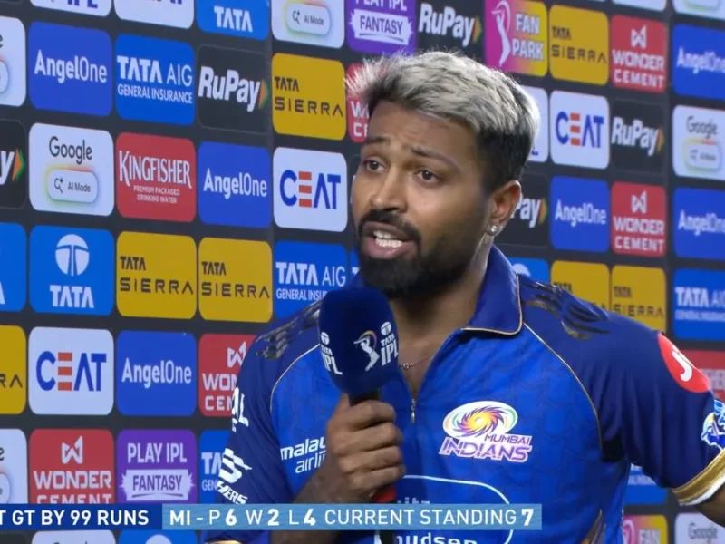 Hardik Pandya Post Match GT