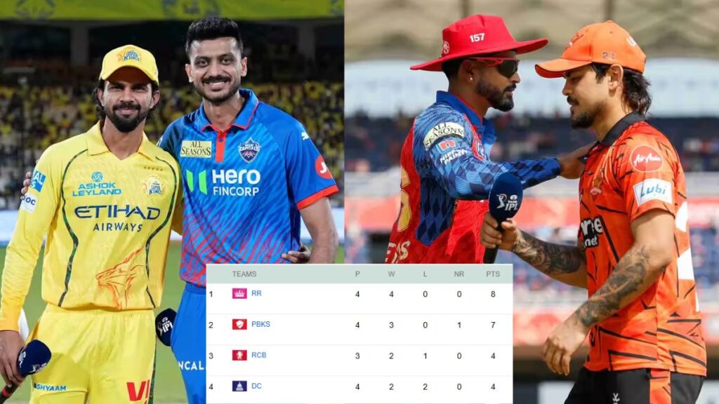 IPL 2026 Points Table CSK vs SRH