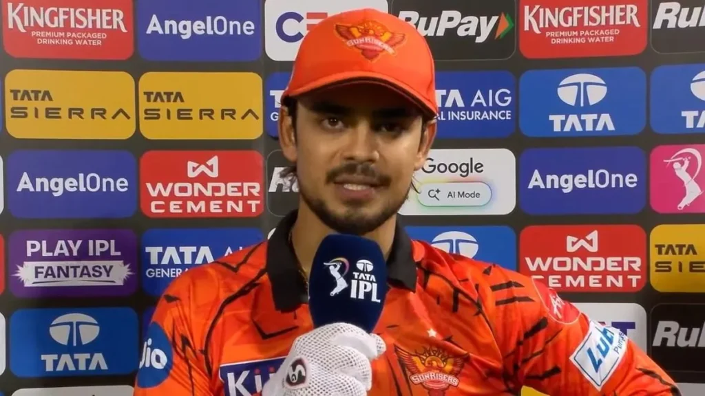 Ishan Kishan Post Match SRH vs RR